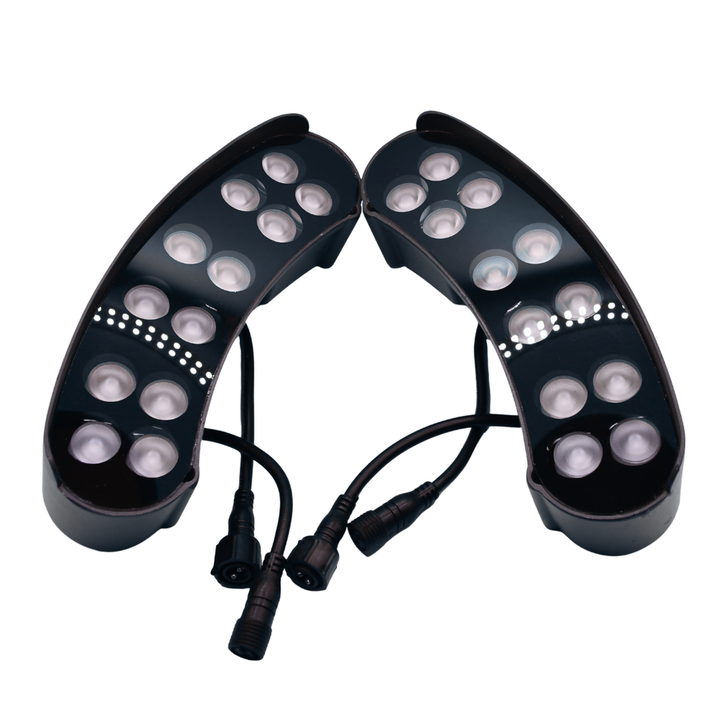 Lumen RGB TreeGlow Outdoor Landscape Light – Weatherproof RGBW LED with DMX Control - (Set of 4)