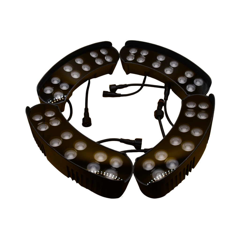 Lumen RGB TreeGlow Outdoor Landscape Light – Weatherproof RGBW LED with DMX Control - (Set of 4)