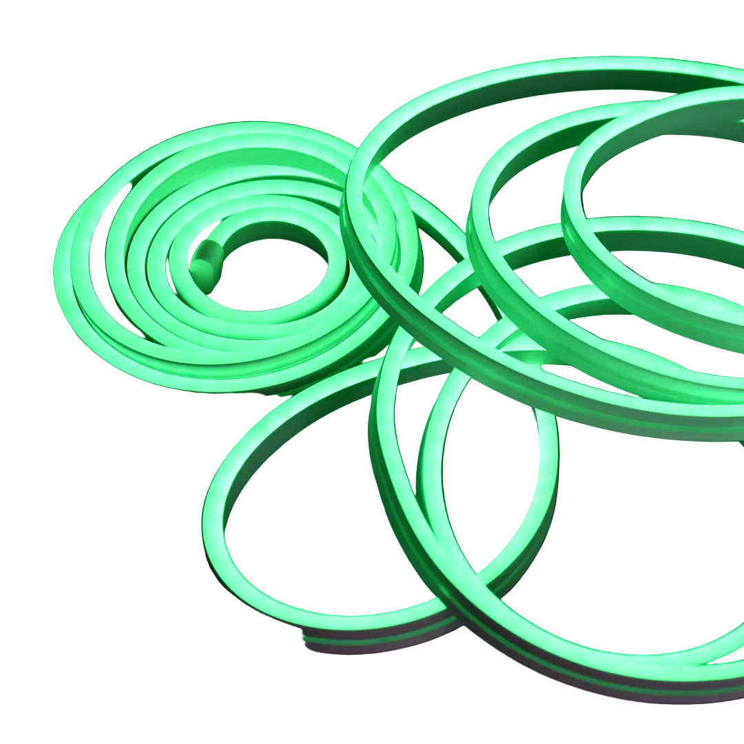 Lumen NeonWave 5m Single Color LED Strip Light – Warm/Cool White, Flexible Neon Accent Light