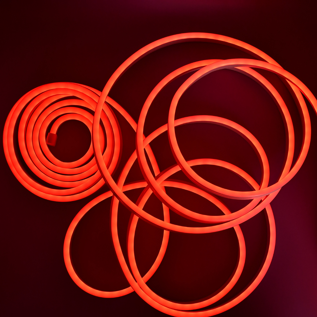 Lumen NeonWave 5m Single Color LED Strip Light – Warm/Cool White, Flexible Neon Accent Light