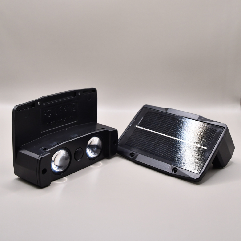 Lumen Super Bright RGB LED Solar Wall Light (Set of 2)