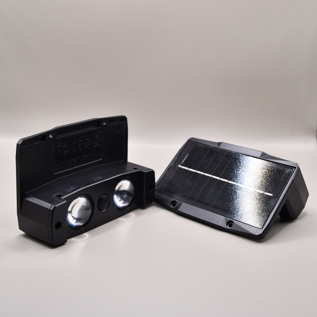 Lumen Super Bright RGB LED Solar Wall Light (Set of 2)