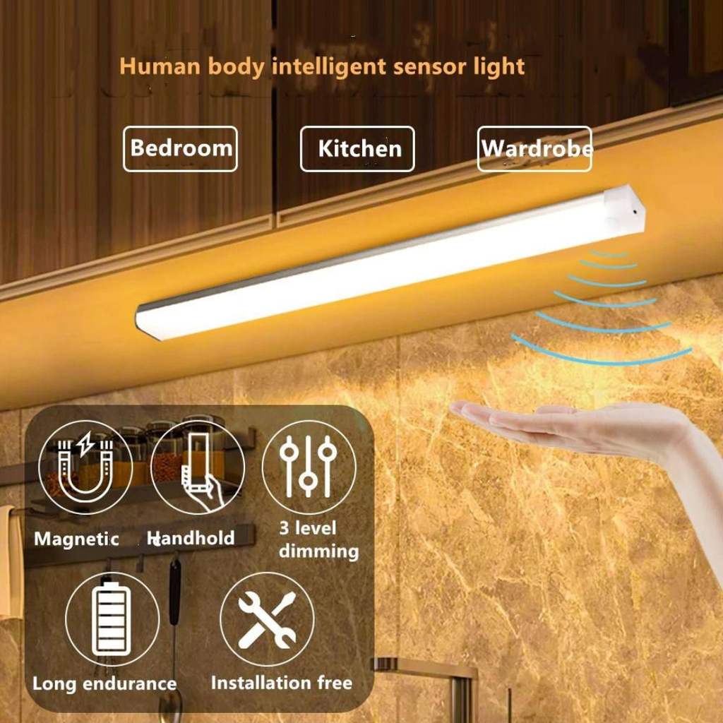 Lumen AutoGlow Motion Sensor LED Closet Light – Wireless & Battery Operated