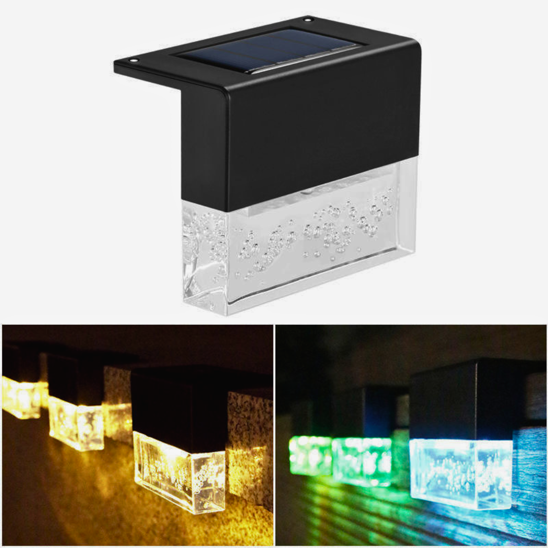 Lumen SolarGlow Step Light – Solar Powered LED Outdoor Step & Pathway Light