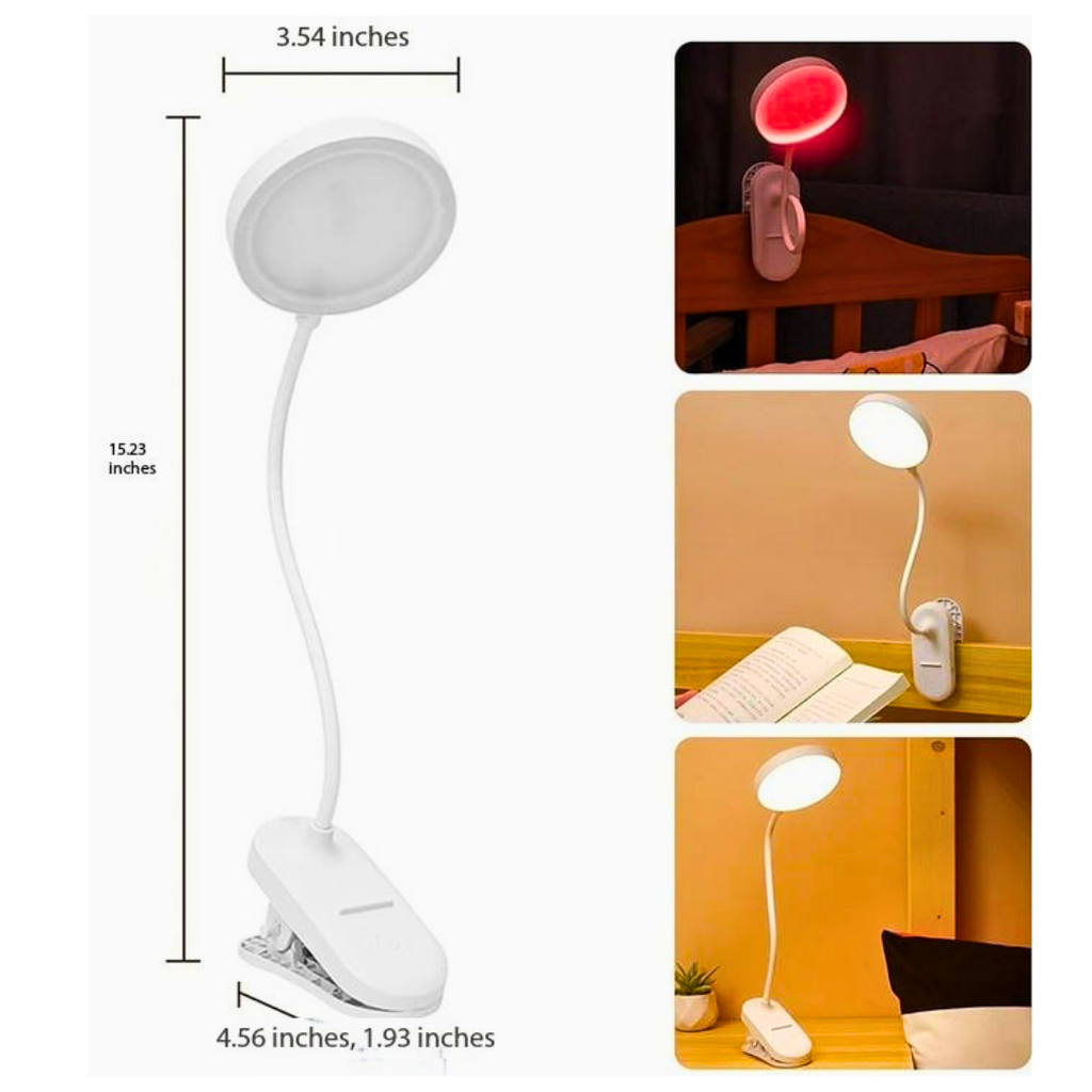 LumenDesk Rechargeable LED Desk Lamp – Dimmable & Eye Protection