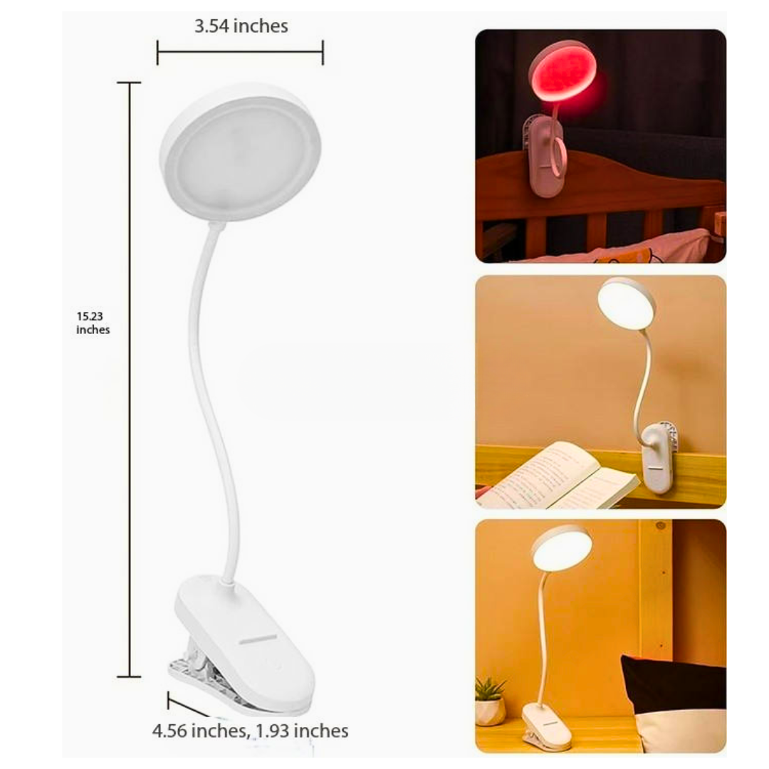 LumenDesk Rechargeable LED Desk Lamp – Dimmable & Eye Protection